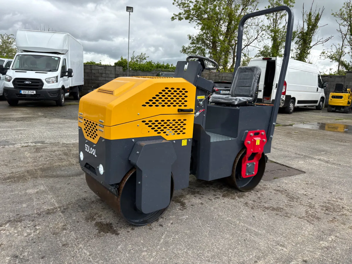 New 1 Ton Twin Drum Vibrating Roller - Image 1