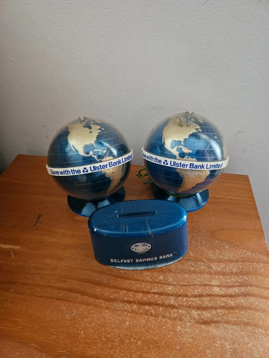 Vintage Ulster Bank Savings Boxes - Image 1