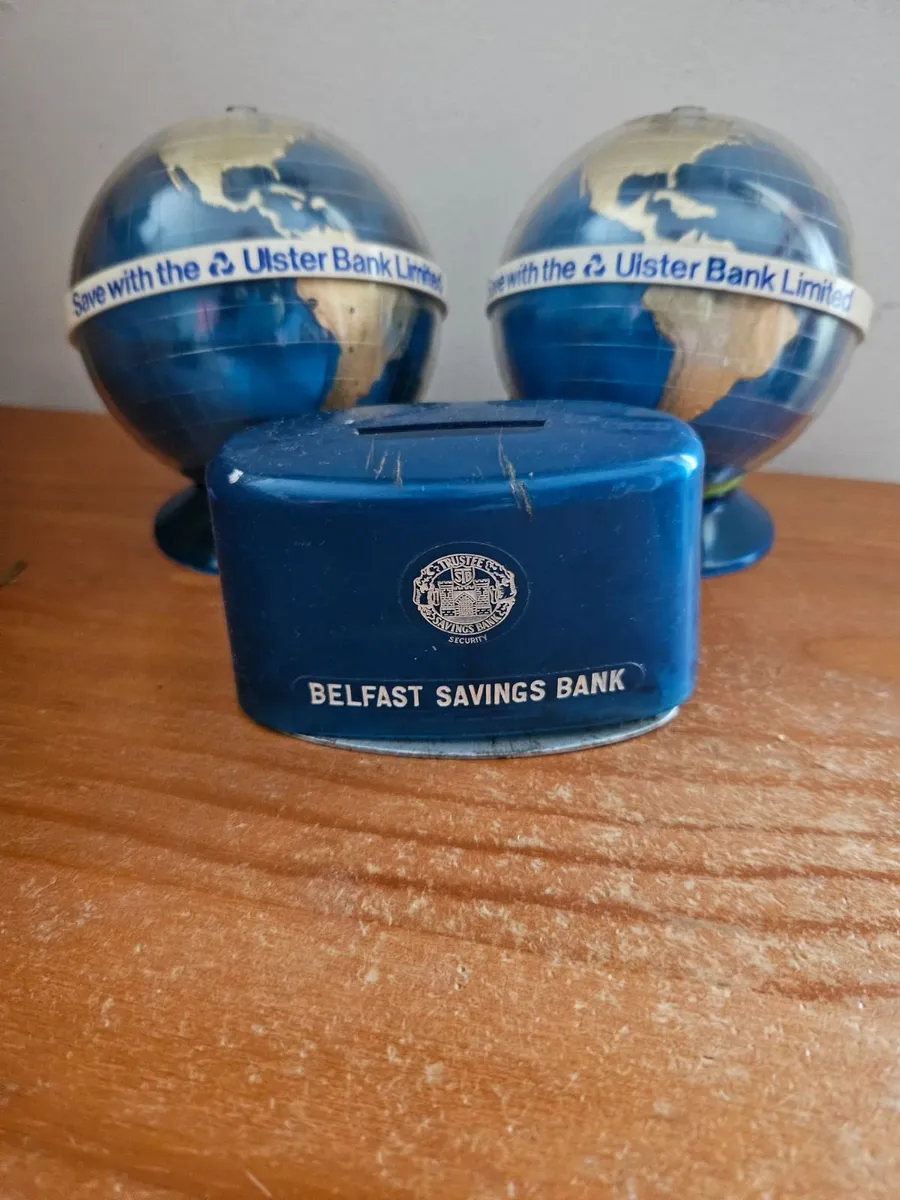 Vintage Ulster Bank Savings Boxes - Image 2