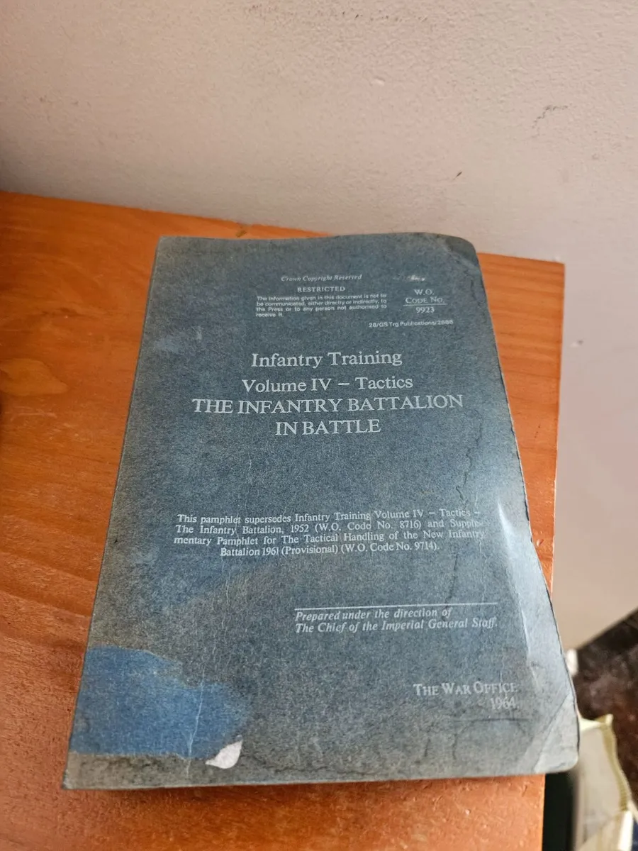 Vintage Book Infantry Battalion in Battle