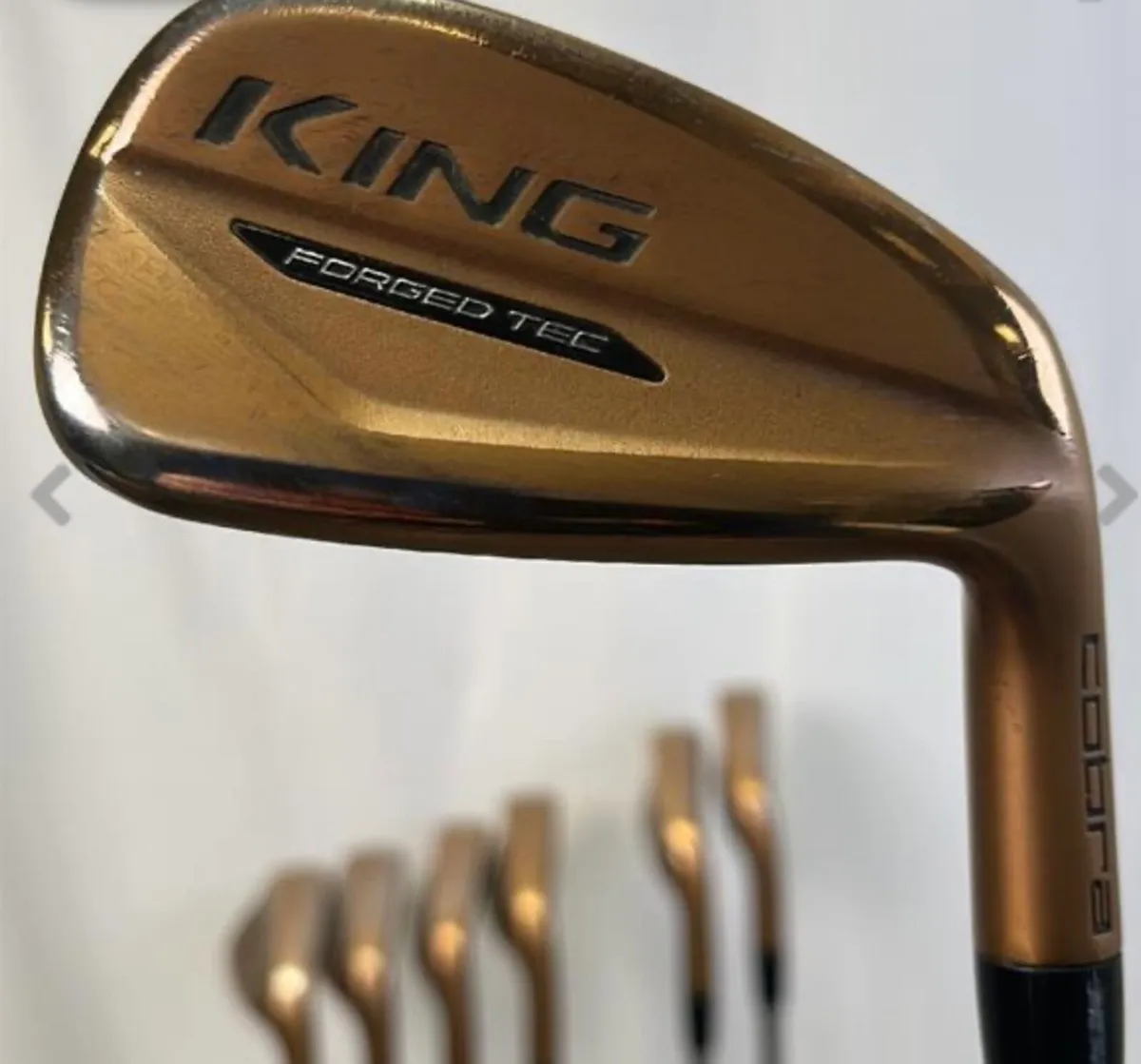 Cobra forged Tec irons chrome 4-gw - Image 4