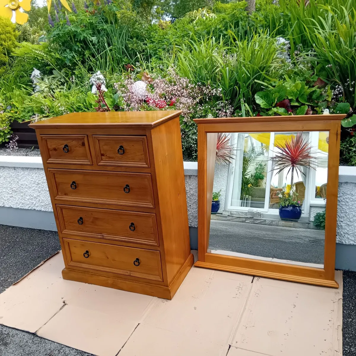 EZ Living Chest of Drawers & Mirror, Hudson - Image 2