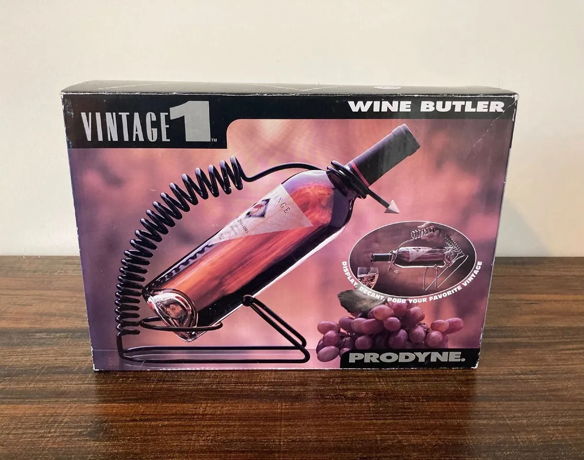 Vintage 1 Wine Butler – Wine Bottle Holder (Boxed) - Image 1