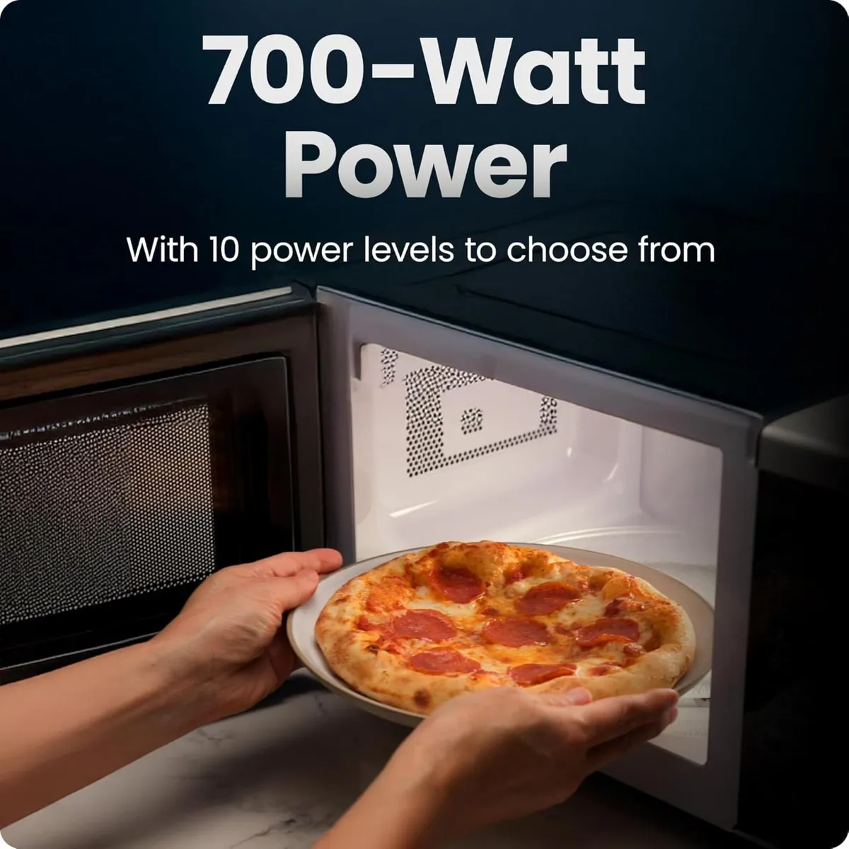 20L Countertop Microwave Oven 10 Power Levels - Image 4
