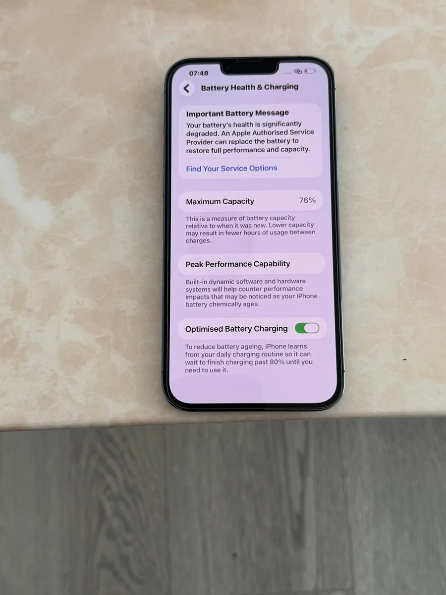 Iphone 13 pro max 128gb blue - Image 3