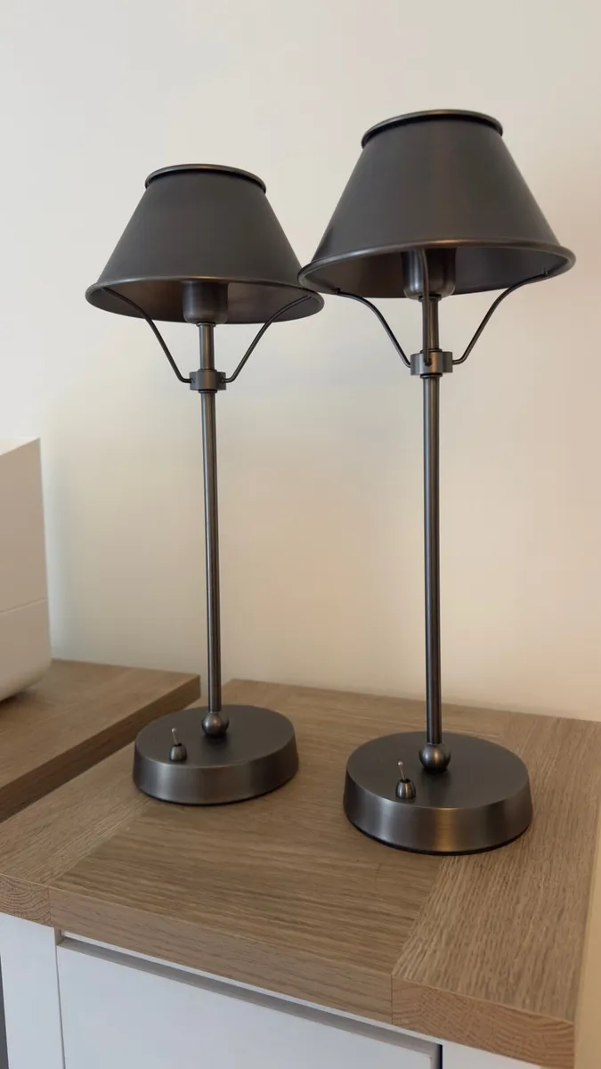 *SAVE €76* 2 x Next Hector Rechargeable Lamps - Image 1