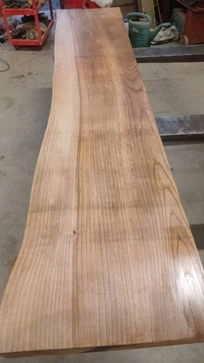 Live edge oak beach monkey puzzle  slabs kiln drie - Image 1