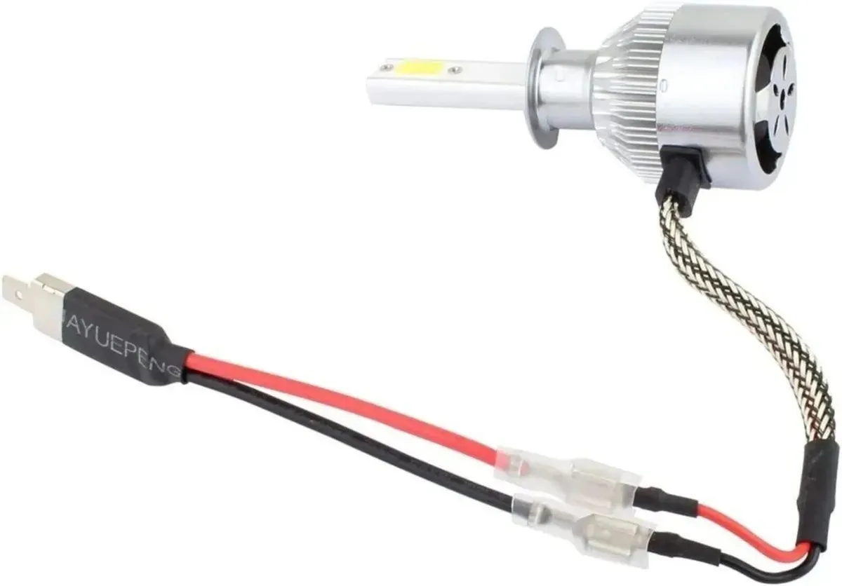 Single Diode LED Headlight Converter Male Plug - Image 4