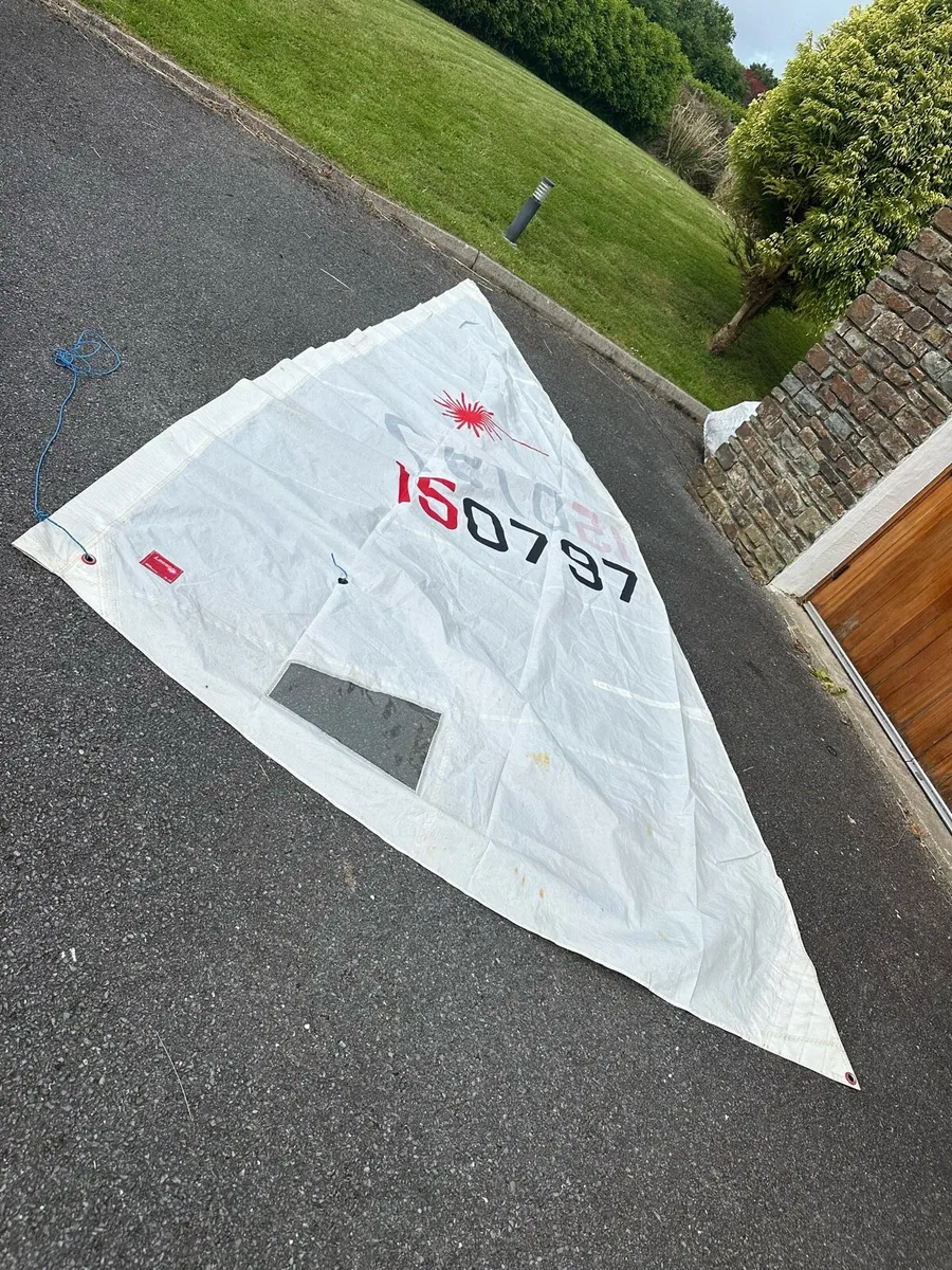 Full size laser bottom section & sail - Image 2