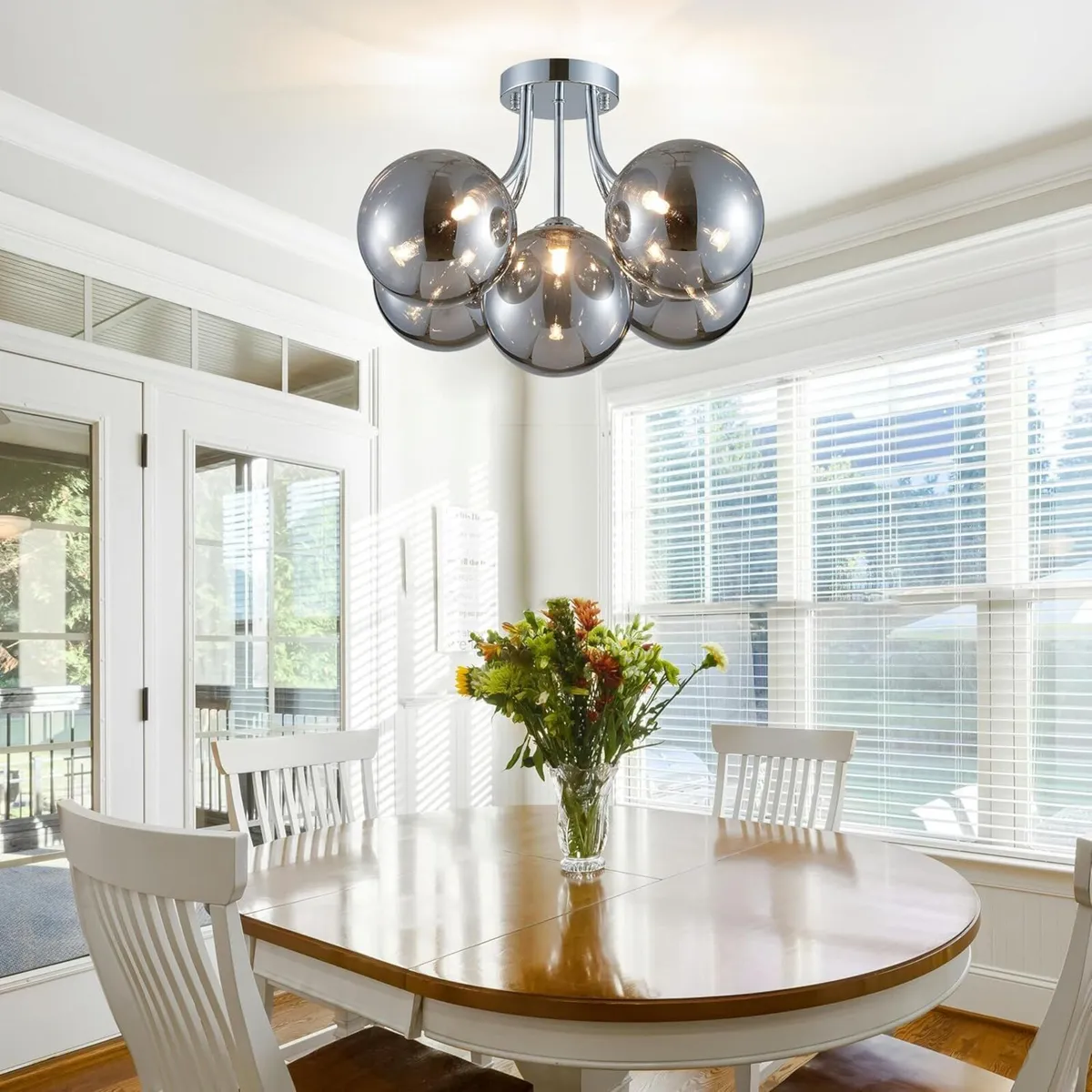 Modern Bubble Ceiling Lighting Fixture 5-Light - Image 4