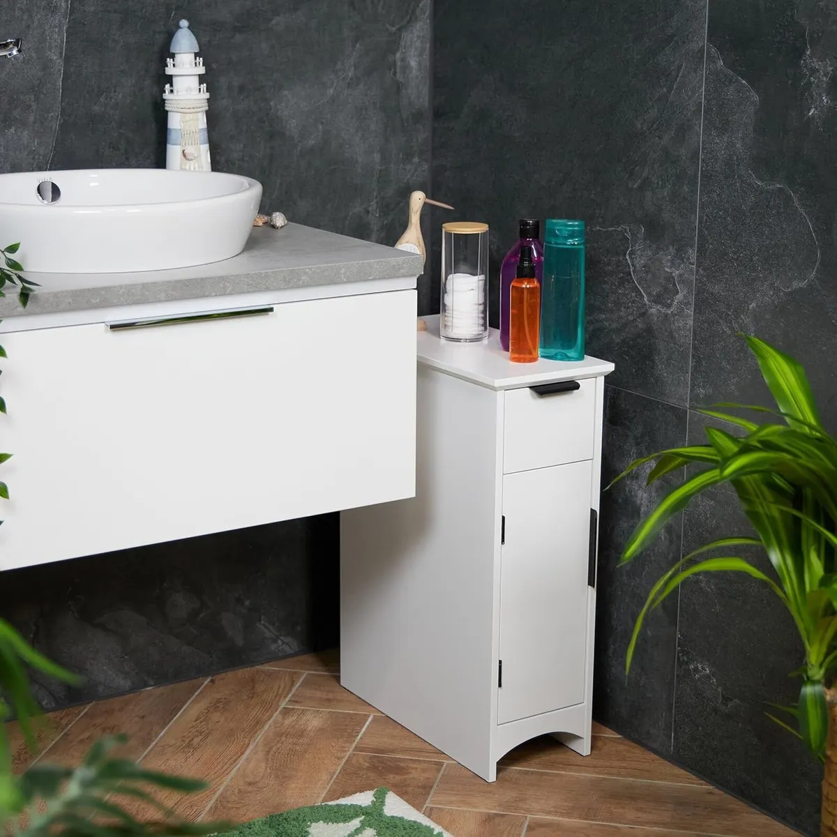 Bathroom Cabinet with Storage Drawers Kitchen - Image 2