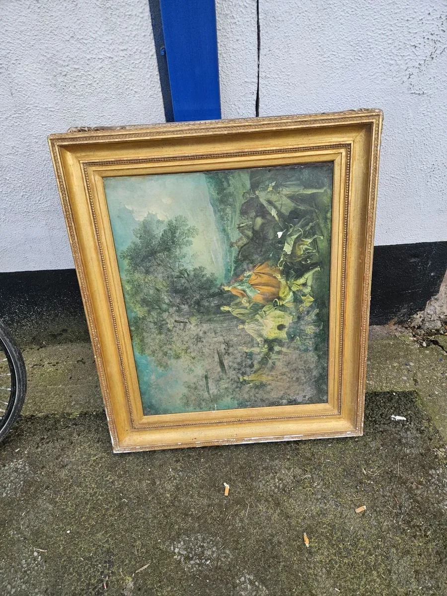 Vintage Large Picture Frame - Image 1