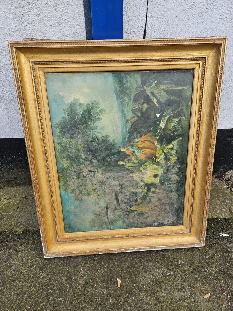 Vintage Large Picture Frame - Image 3