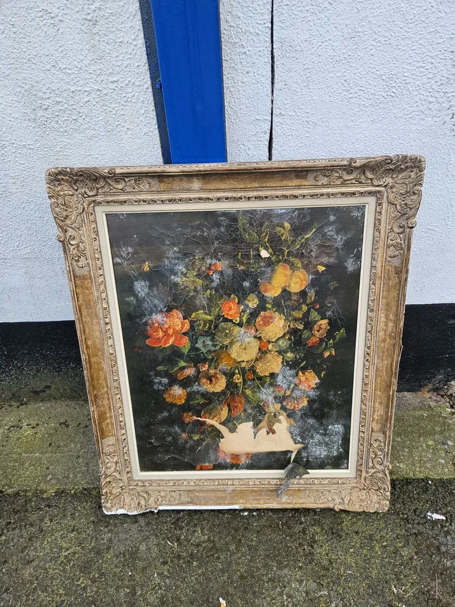 Vintage Large Picture Frame - Image 1