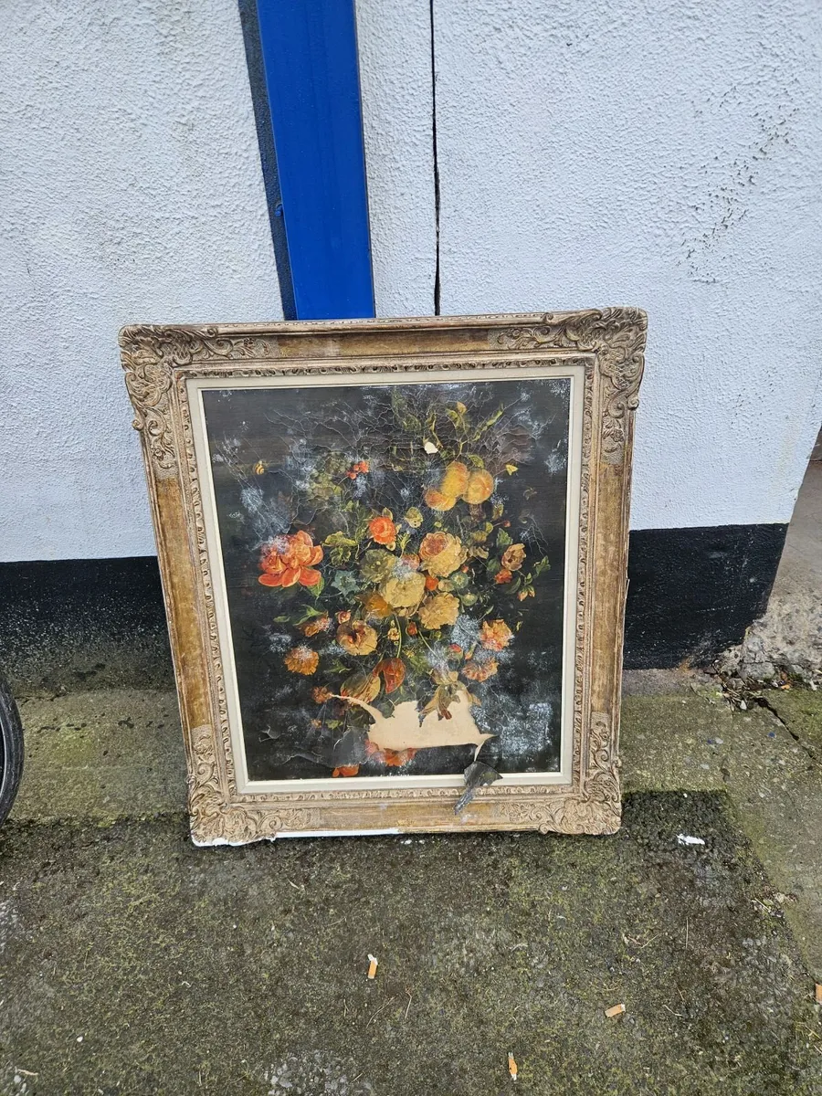 Vintage Large Picture Frame - Image 2