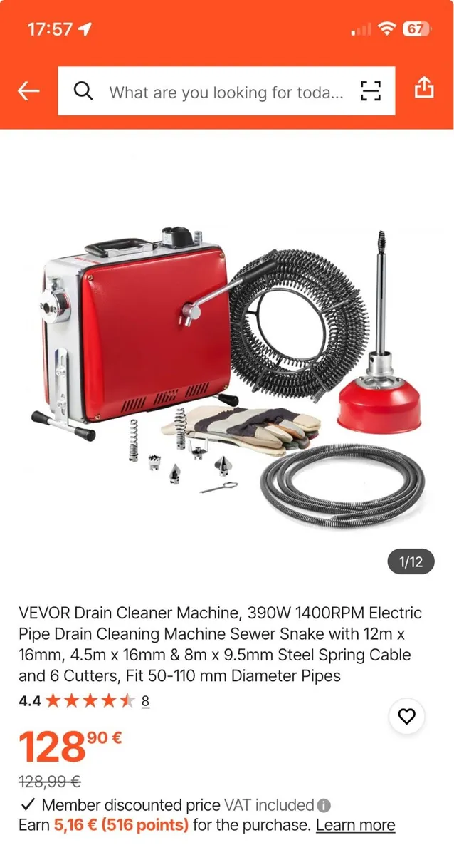 Drain cleaner machine - Image 1