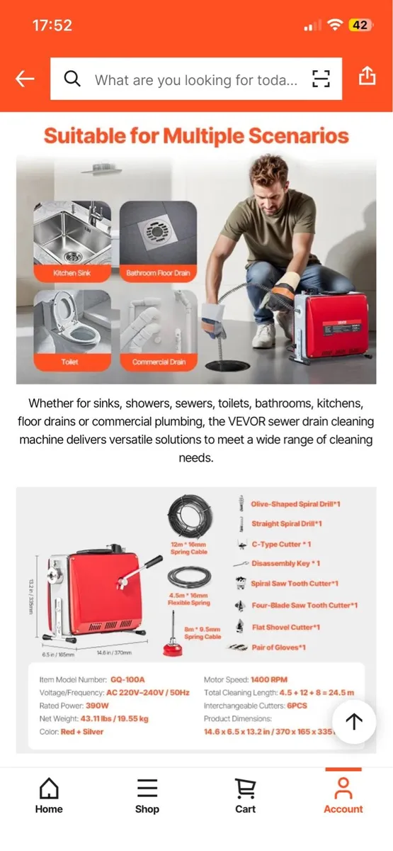 Drain cleaner machine - Image 3