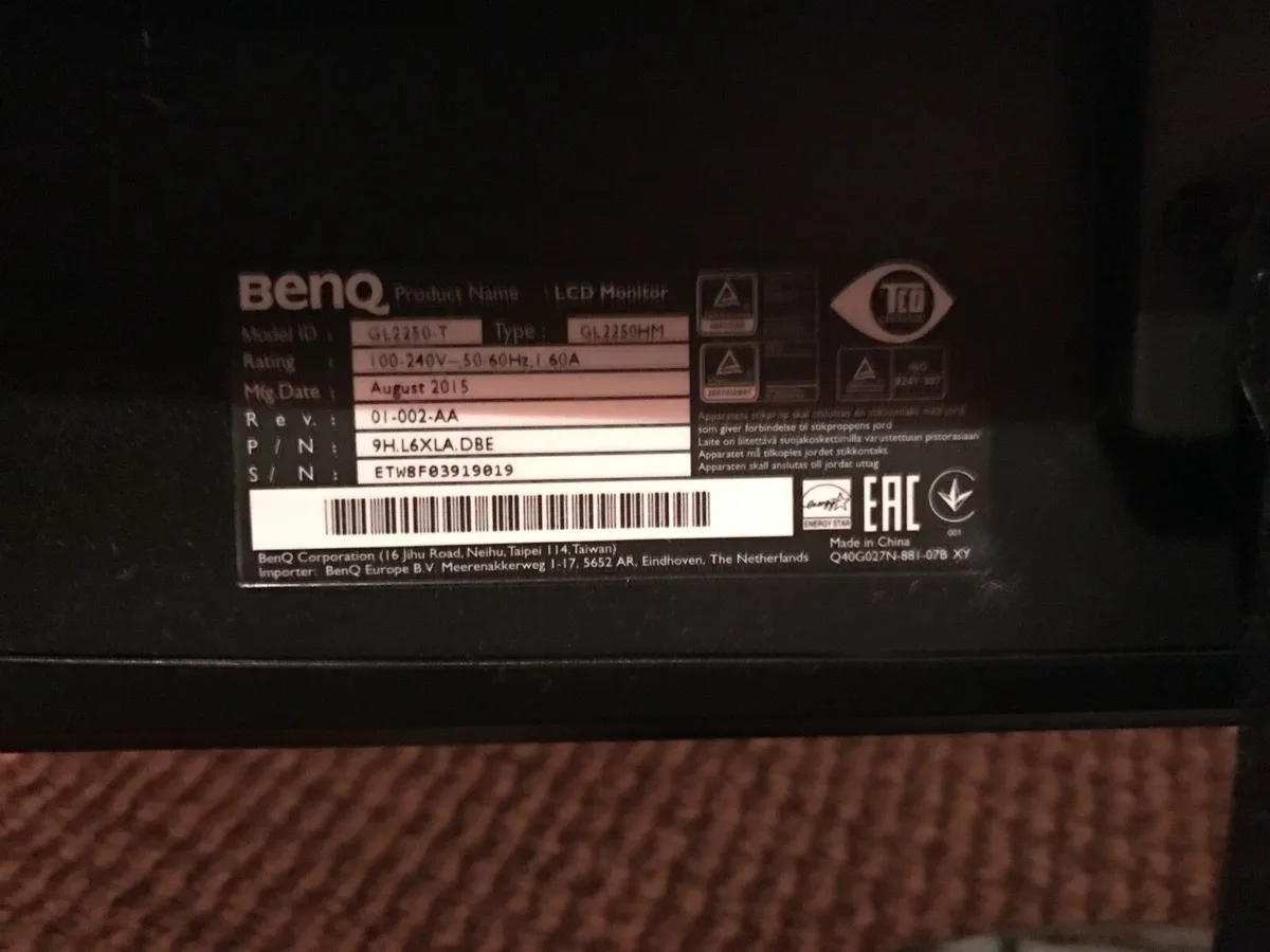 Benq GL 2250 - Image 3