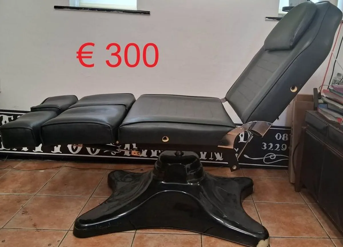 Furniture and tattoo bed for sale - Image 1