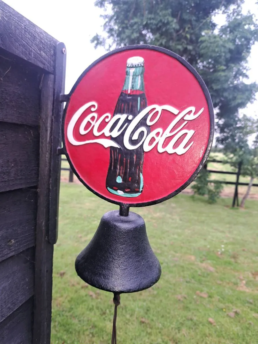Coca-Cola cast iron bell - Image 2