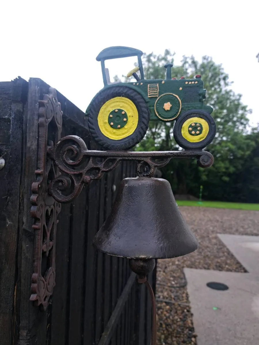Tractor  cast iron bell - Image 1