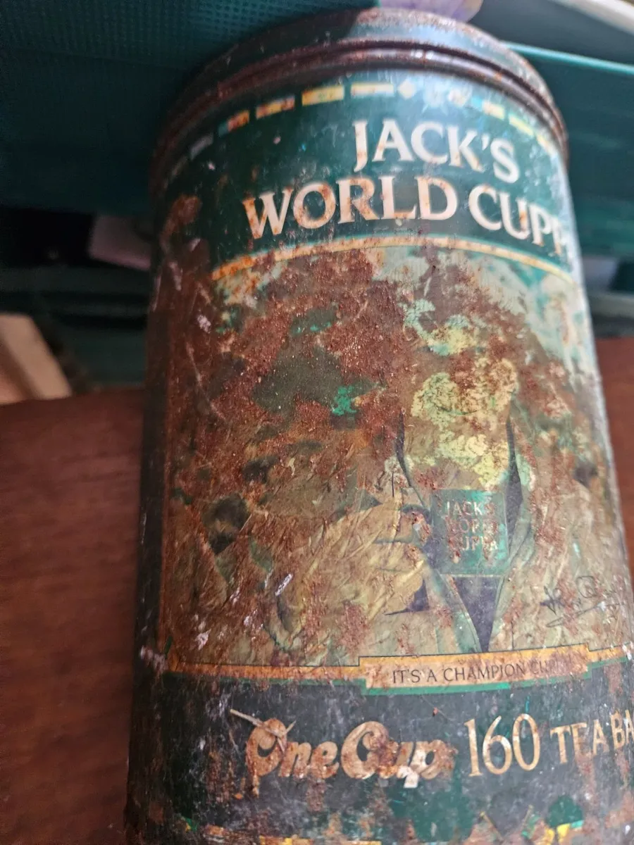 Vintage Jack Charlton Tea Tin - Image 2