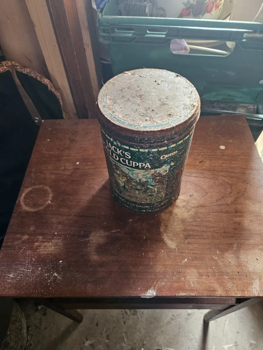 Vintage Jack Charlton Tea Tin - Image 1