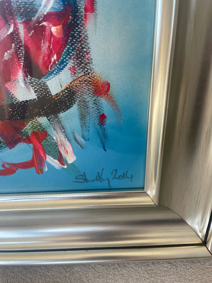 Kevin Sharkey Painting - “ Love in the Air” - Image 3