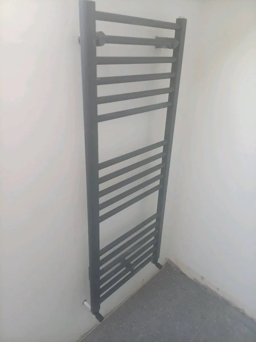 Anthracite heated towel radiator Brand new - Image 2