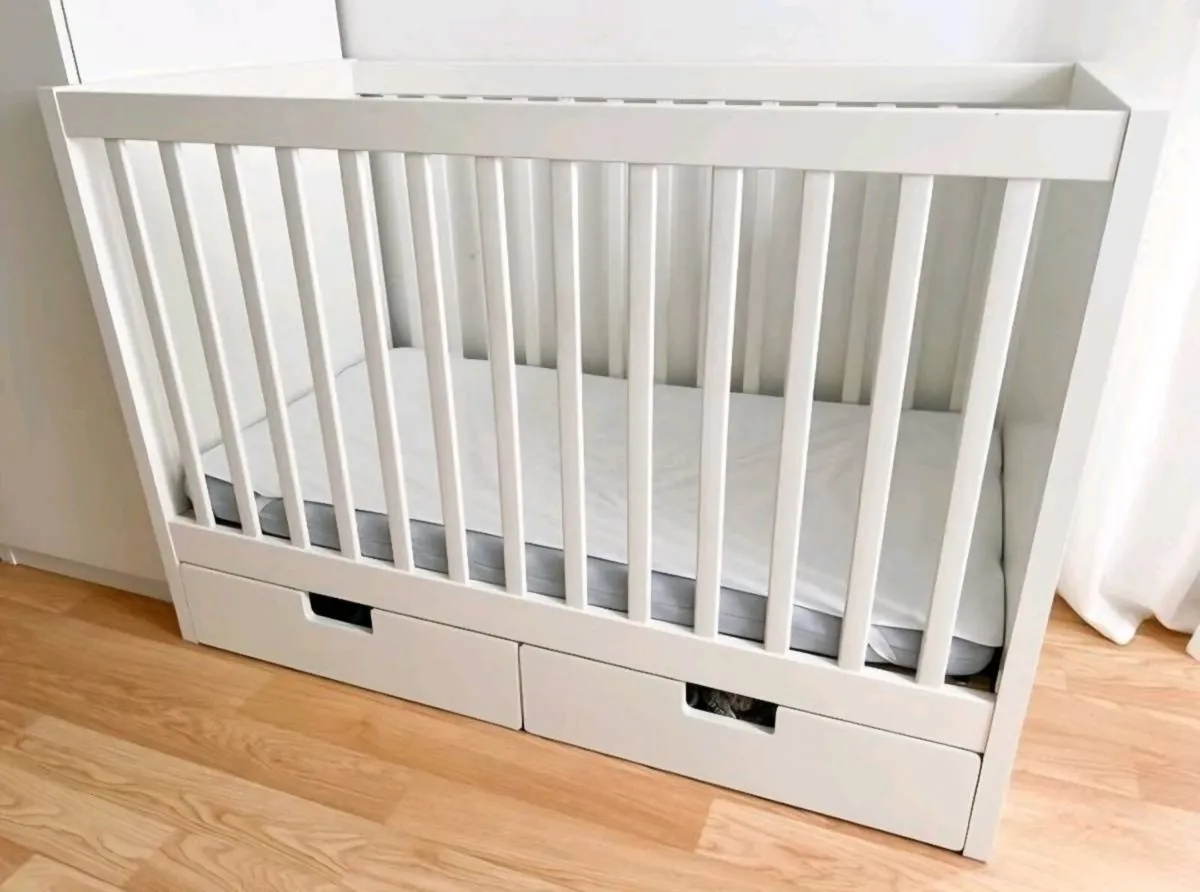 Ikea Stuva Cot bed with mattress 120x60cm