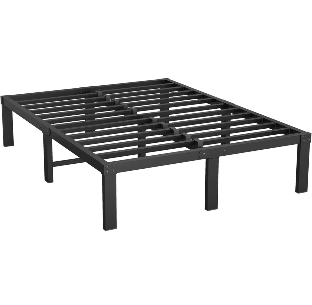 King Size Bed Frame, 36cm High Metal Platform Bed - Image 4