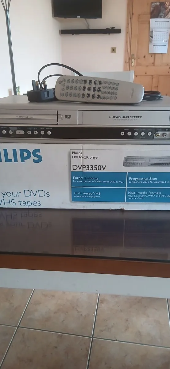 PHILLIPS  DVD -VCR  RECORDER - Image 1