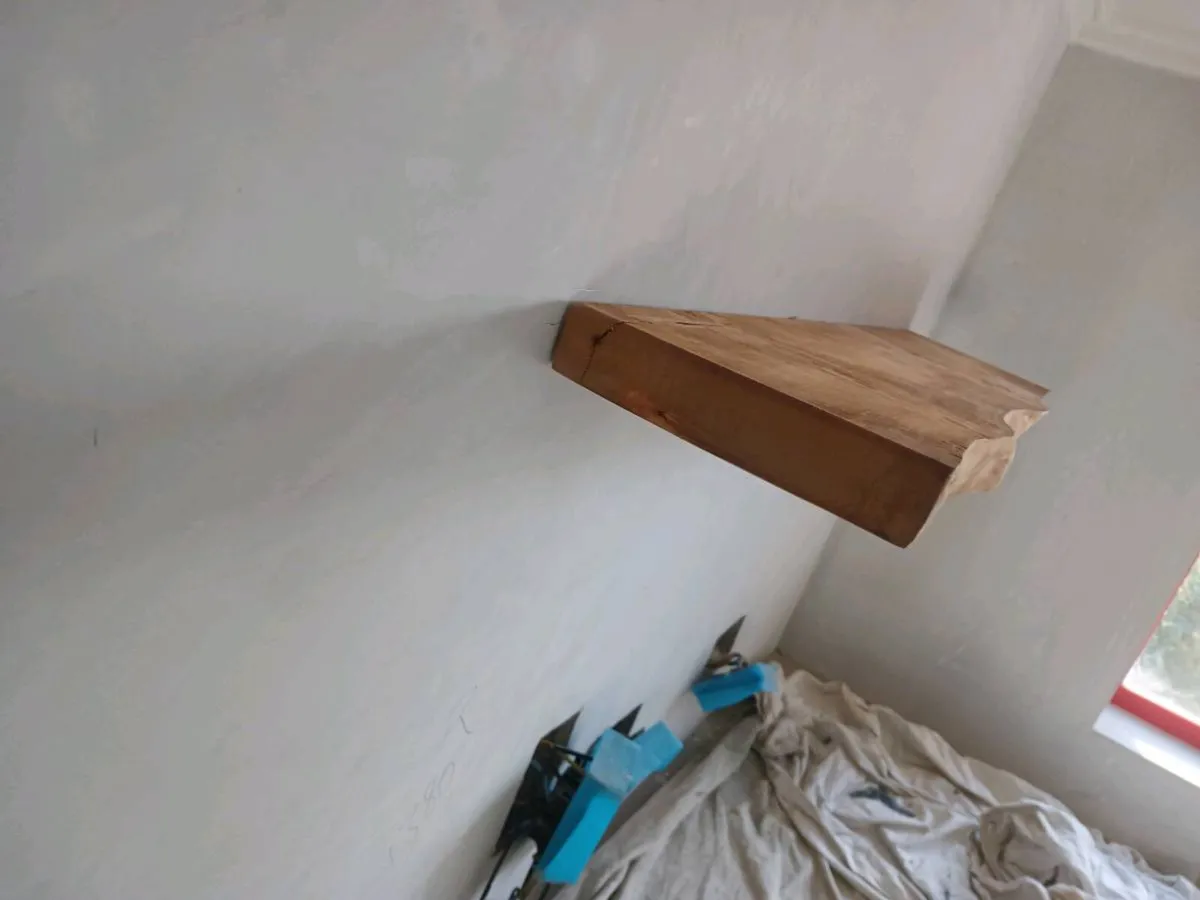 Solid wooden   live edge and straight cut shelves - Image 4