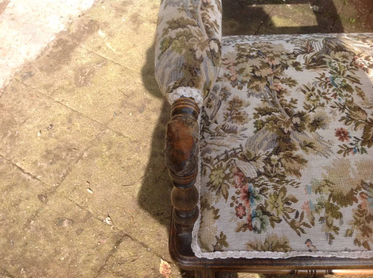 1940's Vintage rocking chair from 1940's in very g - Image 4