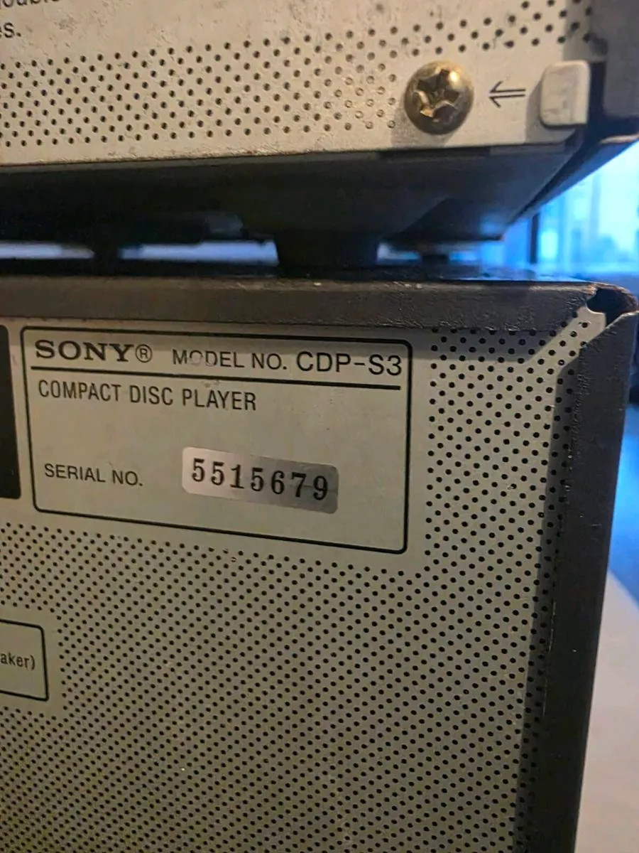 Sony Seperates ( Power cable needs soldering , - Image 2