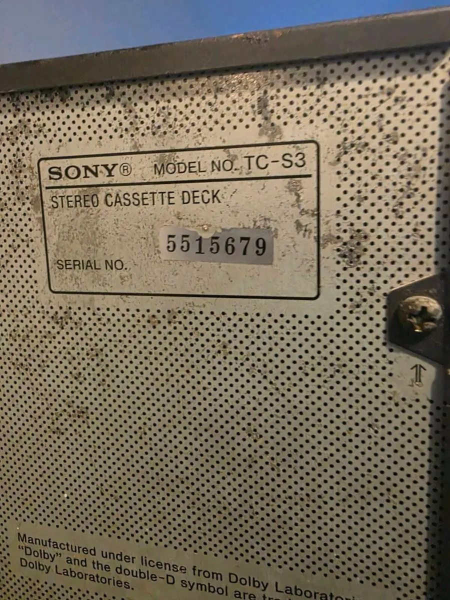 Sony Seperates ( Power cable needs soldering , - Image 3