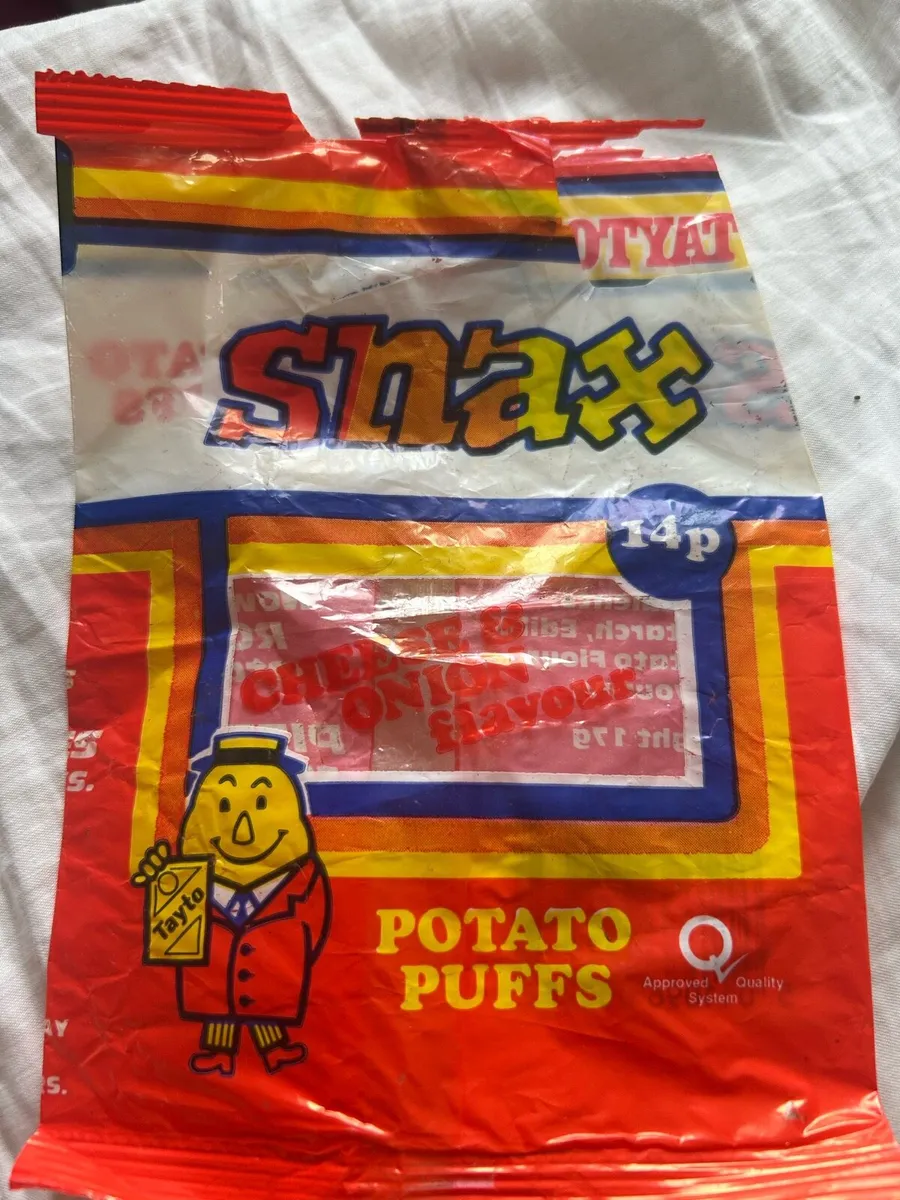 Old tayto snax packet from 1980’s - Image 1
