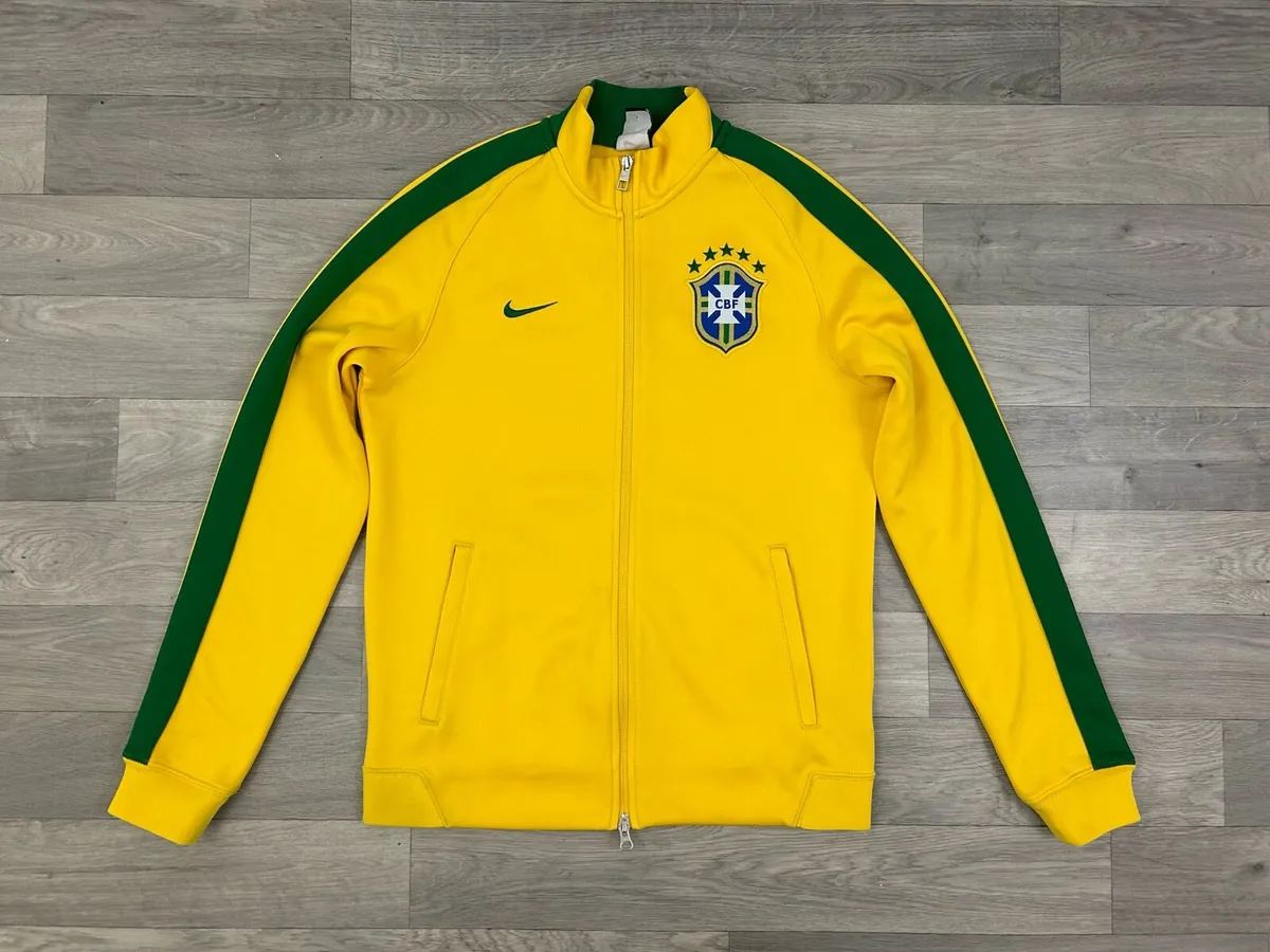 Vintage 00s Nike Brazil Brasil Anthem Jacket M - Image 1