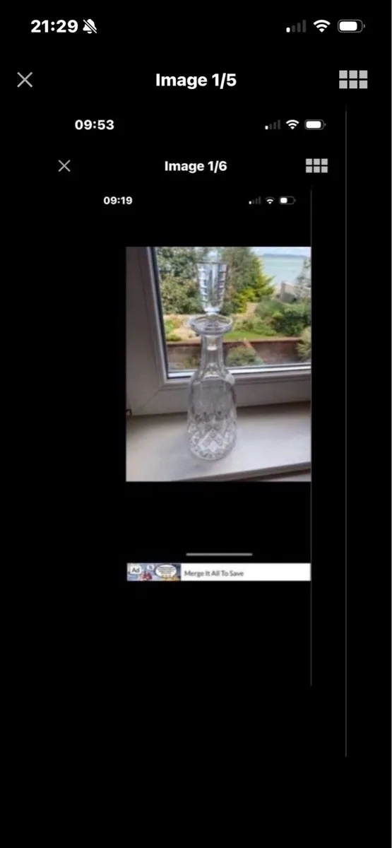 Vintage Waterford Crystal Lismore Decanter - Image 1