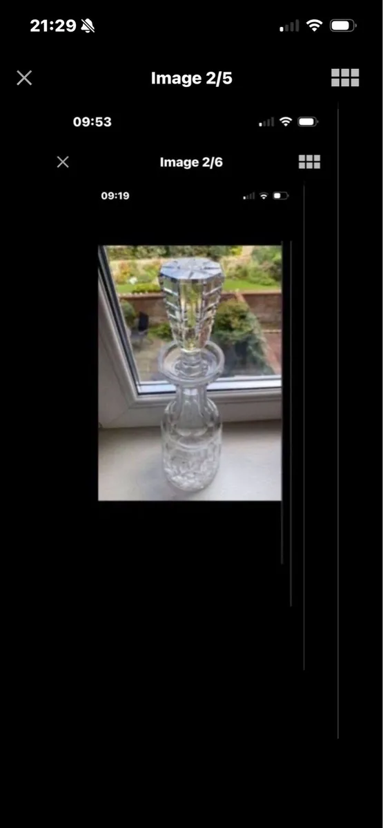 Vintage Waterford Crystal Lismore Decanter - Image 2