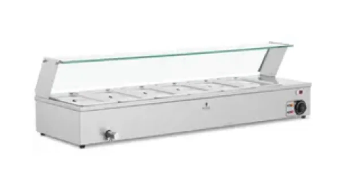 New: Royal Catering 6 x 1/3 GN Electric Bain Marie - Image 1