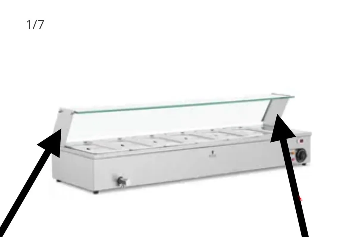 New: Royal Catering 6 x 1/3 GN Electric Bain Marie - Image 2