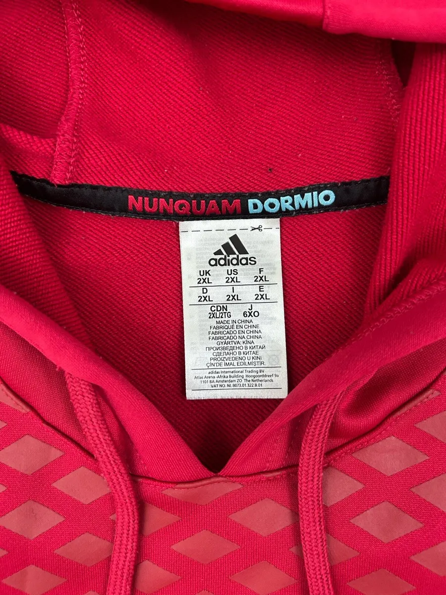 Adidas Harlequins Rugby Hoodie Mens XXL - Image 4