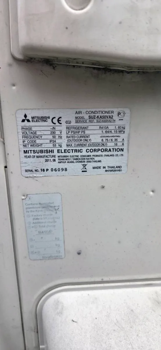 Mitsubishi 5kw ac unit - Image 3