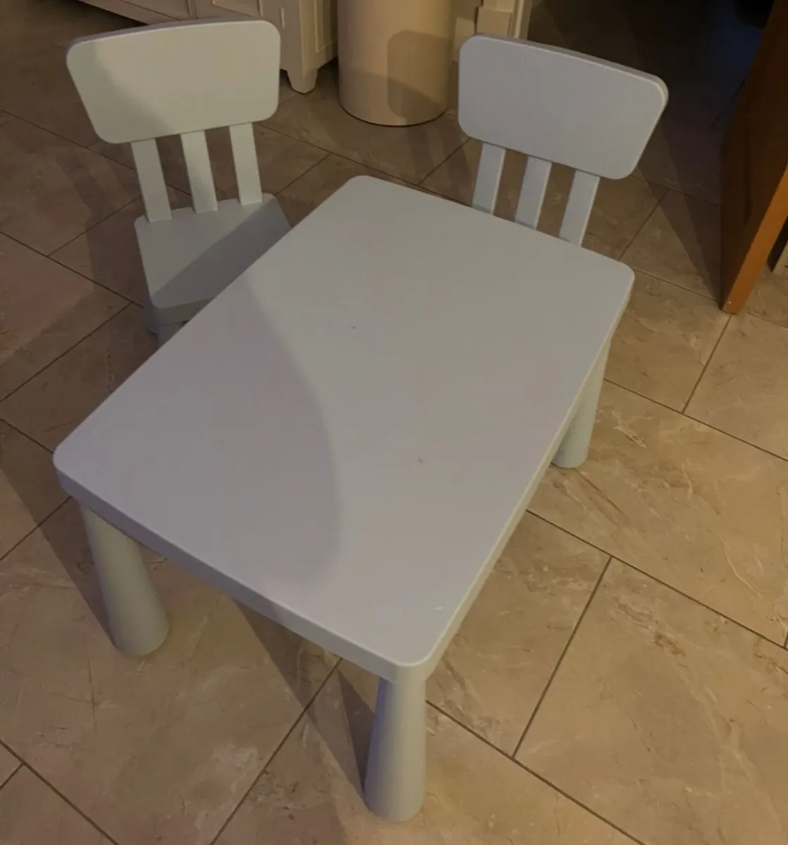 IKEA kids table and chairs set