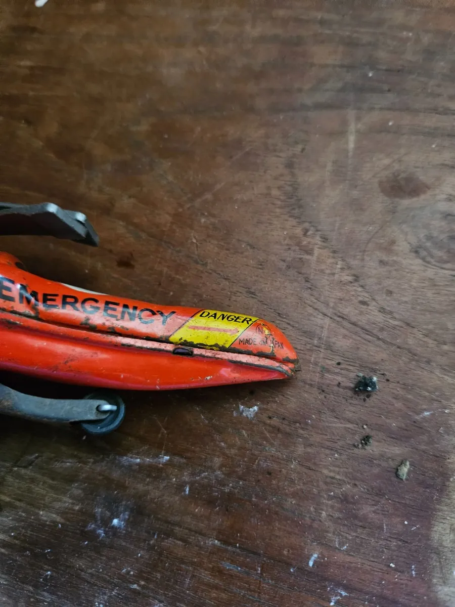 Vintage Tinplate Helicopter Made in Japan - Image 3