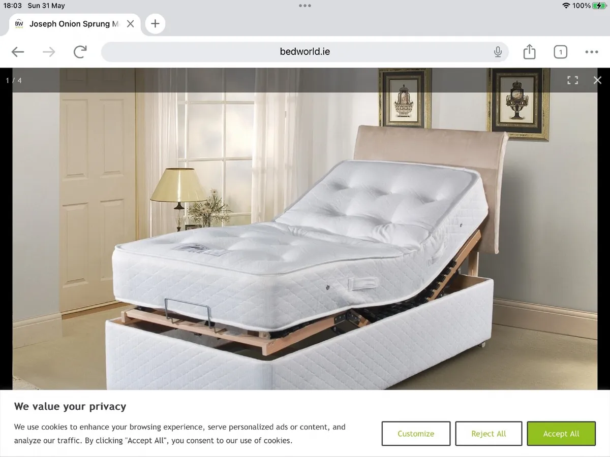 Hospital Type Bed - Image 2