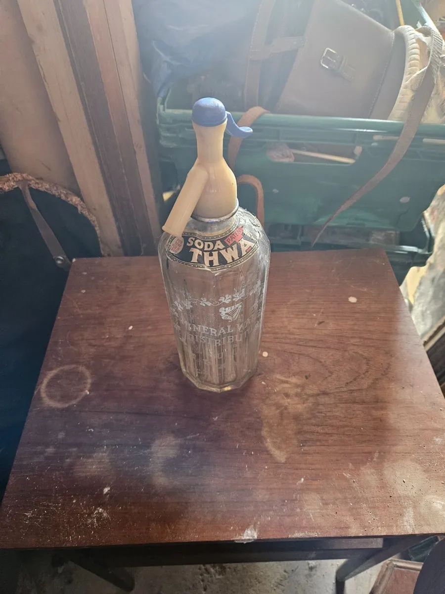 Vintage Soda Water Bottle Dublin - Image 2