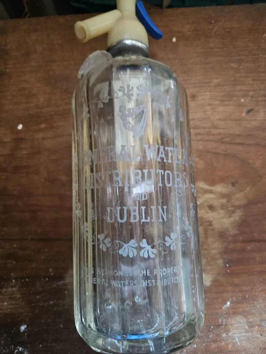 Vintage Soda Water Bottle Dublin - Image 3