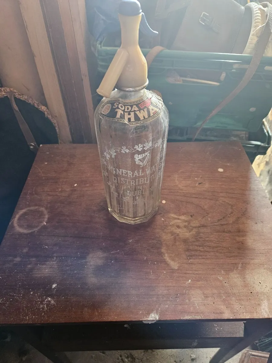 Vintage Soda Water Bottle Dublin - Image 1